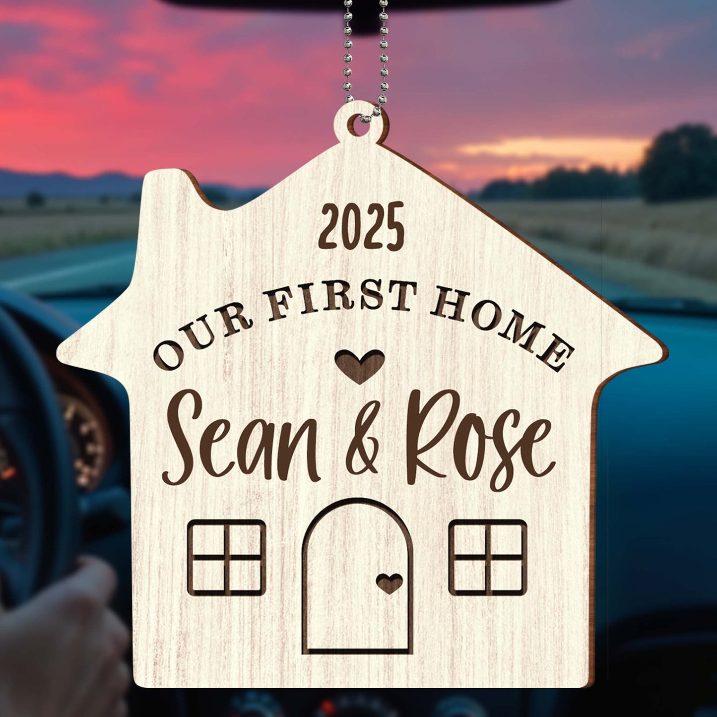 Our First Home, House Shape Ornament