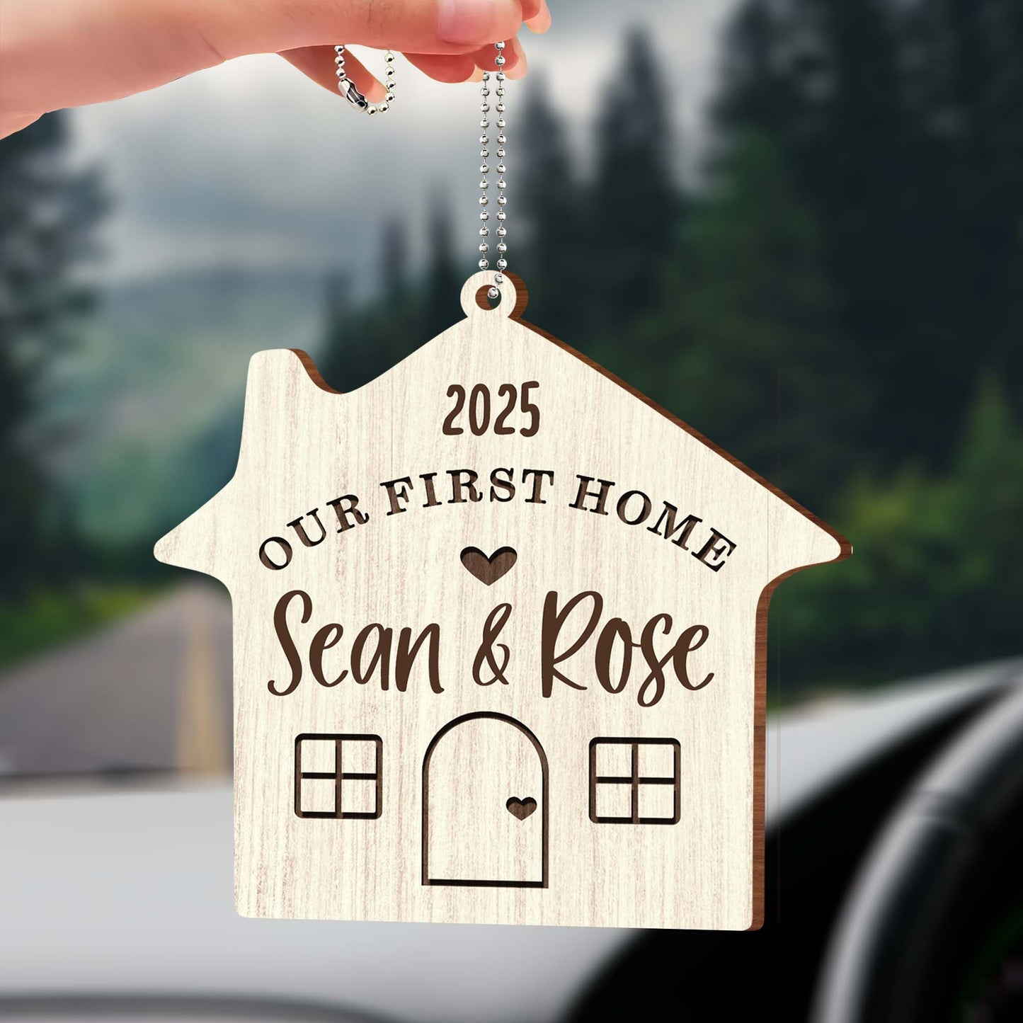 Our First Home, House Shape Ornament