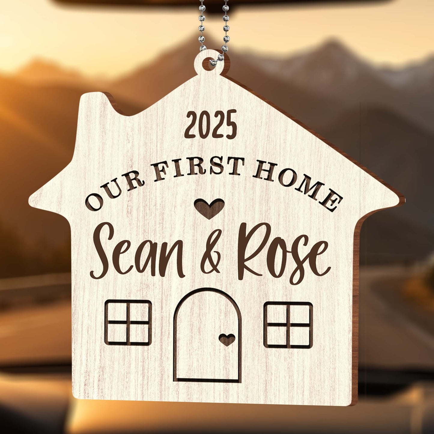 Our First Home, House Shape Ornament