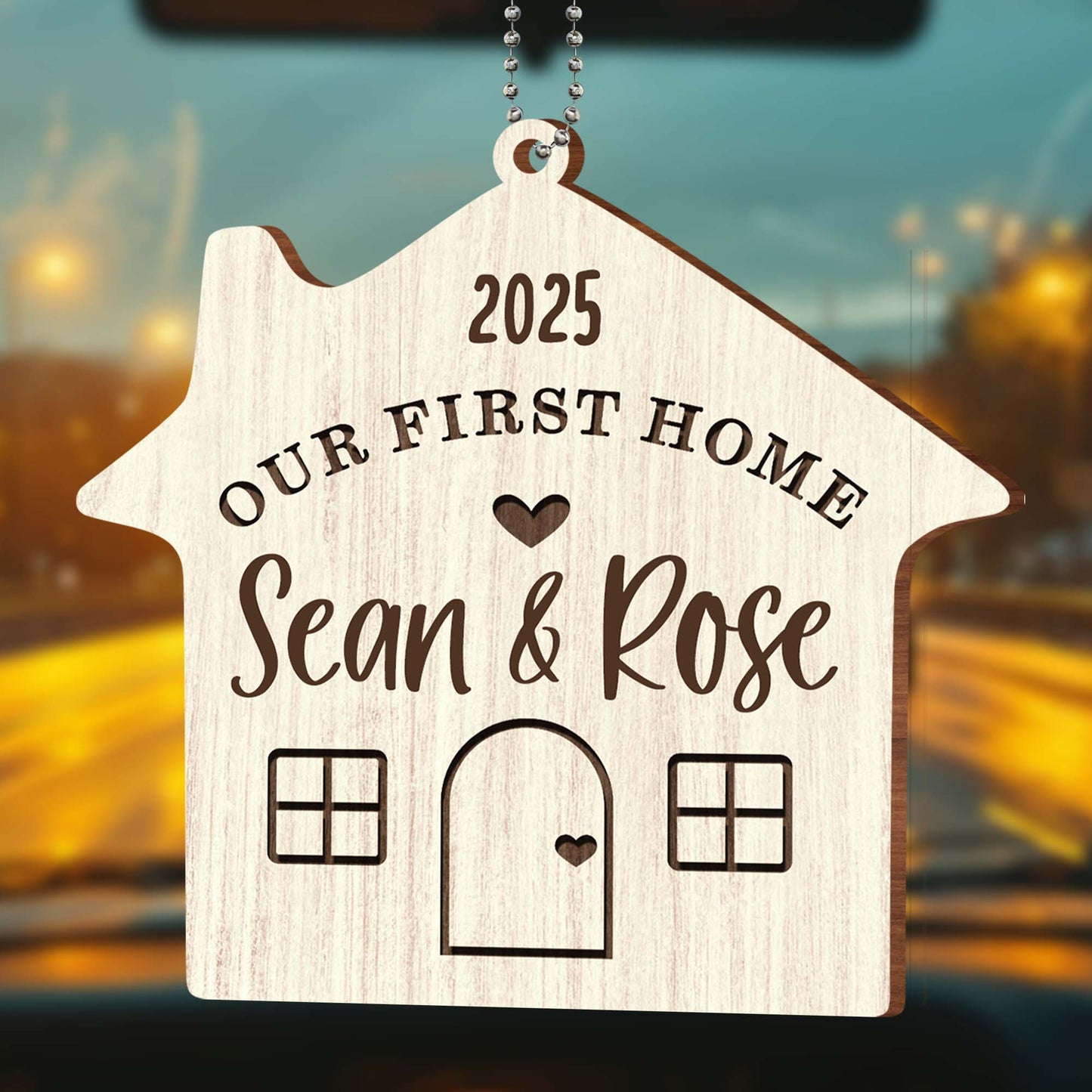 Our First Home, House Shape Ornament