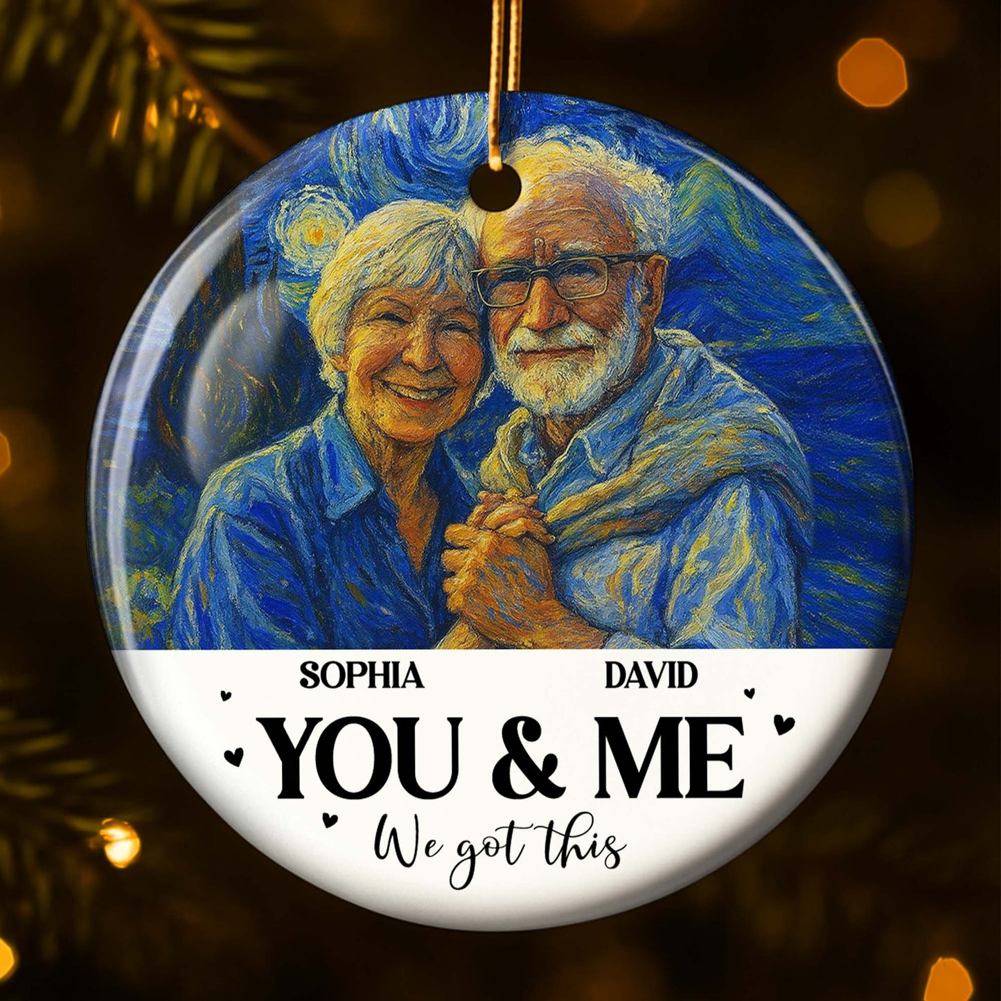You & Me, We Got This, Elder Couple Portrait