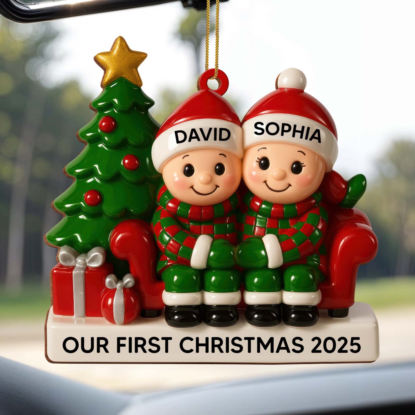 Our First Christmas With Christmas Tree and Gifts