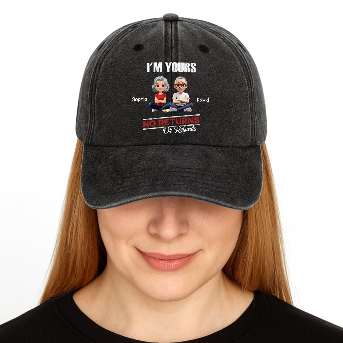 I'm Yours No Returns Or Refunds With Cartoon Couple