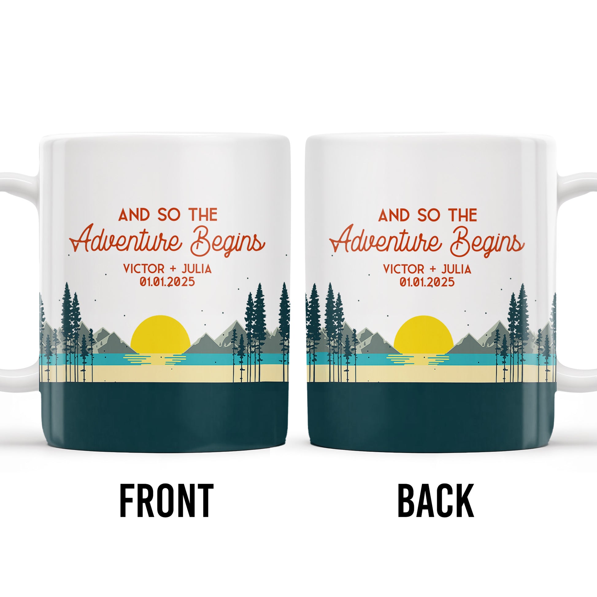 And So The Adventure Begins Featuring Mountains And Sunrise