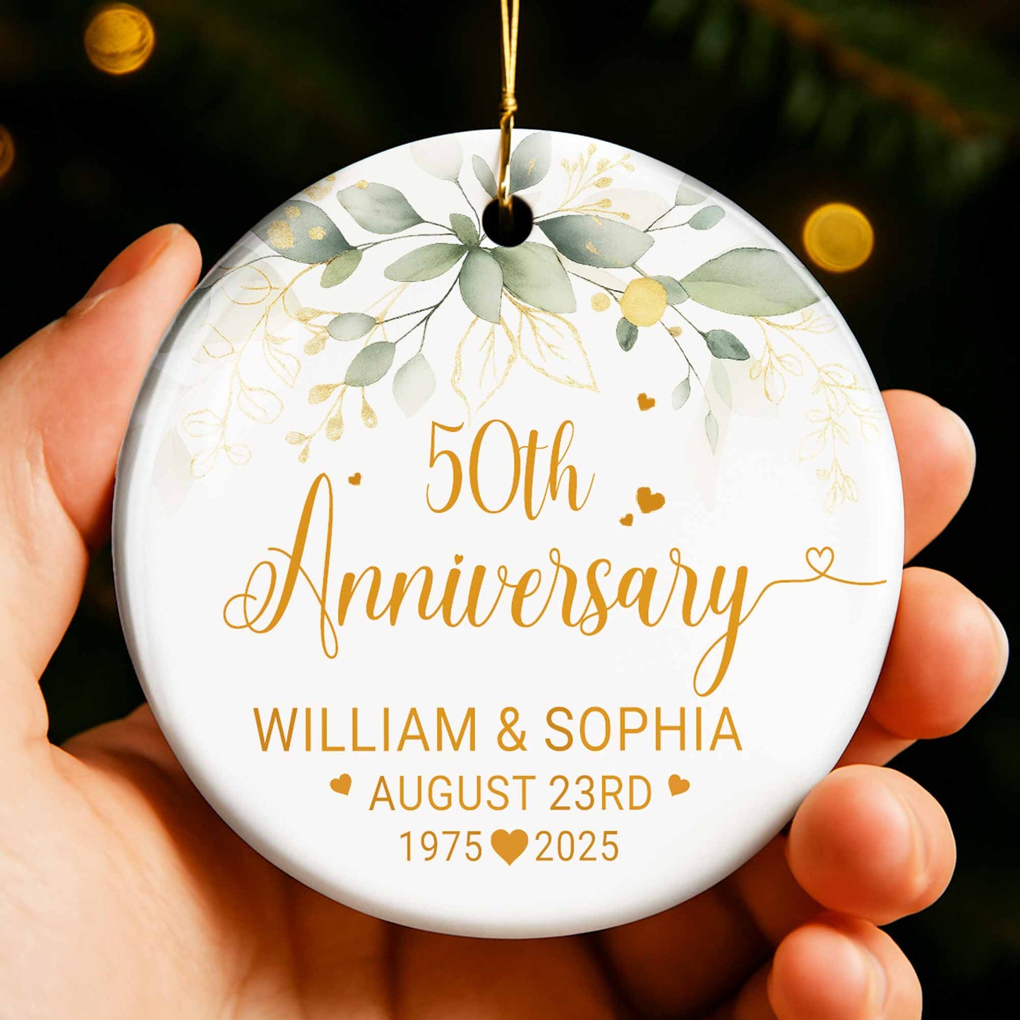 Celebrating A Special Moment Of Unity And Love With Beautiful Greenery