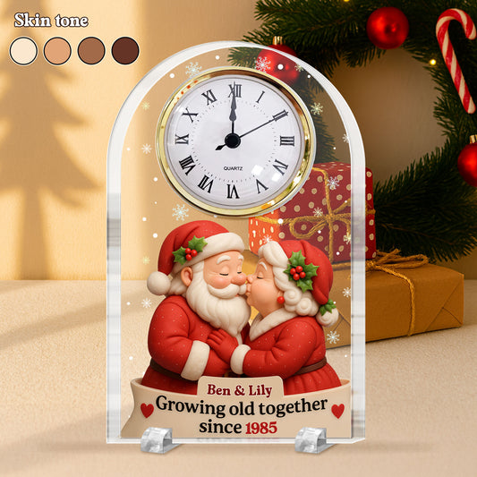 Growing Old Together Santa and Mrs. Claus