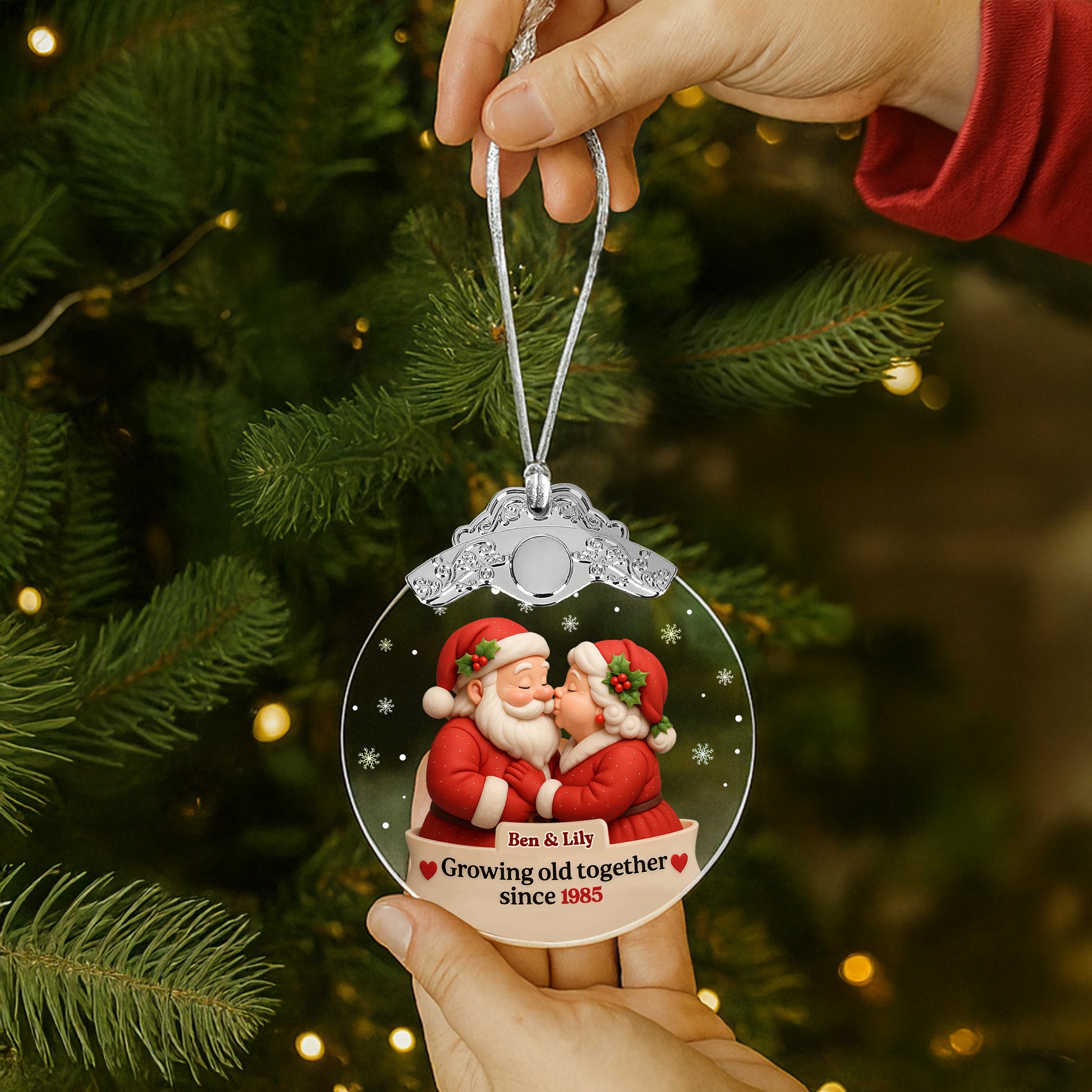 Growing Old Together Santa Claus And Mrs. Claus