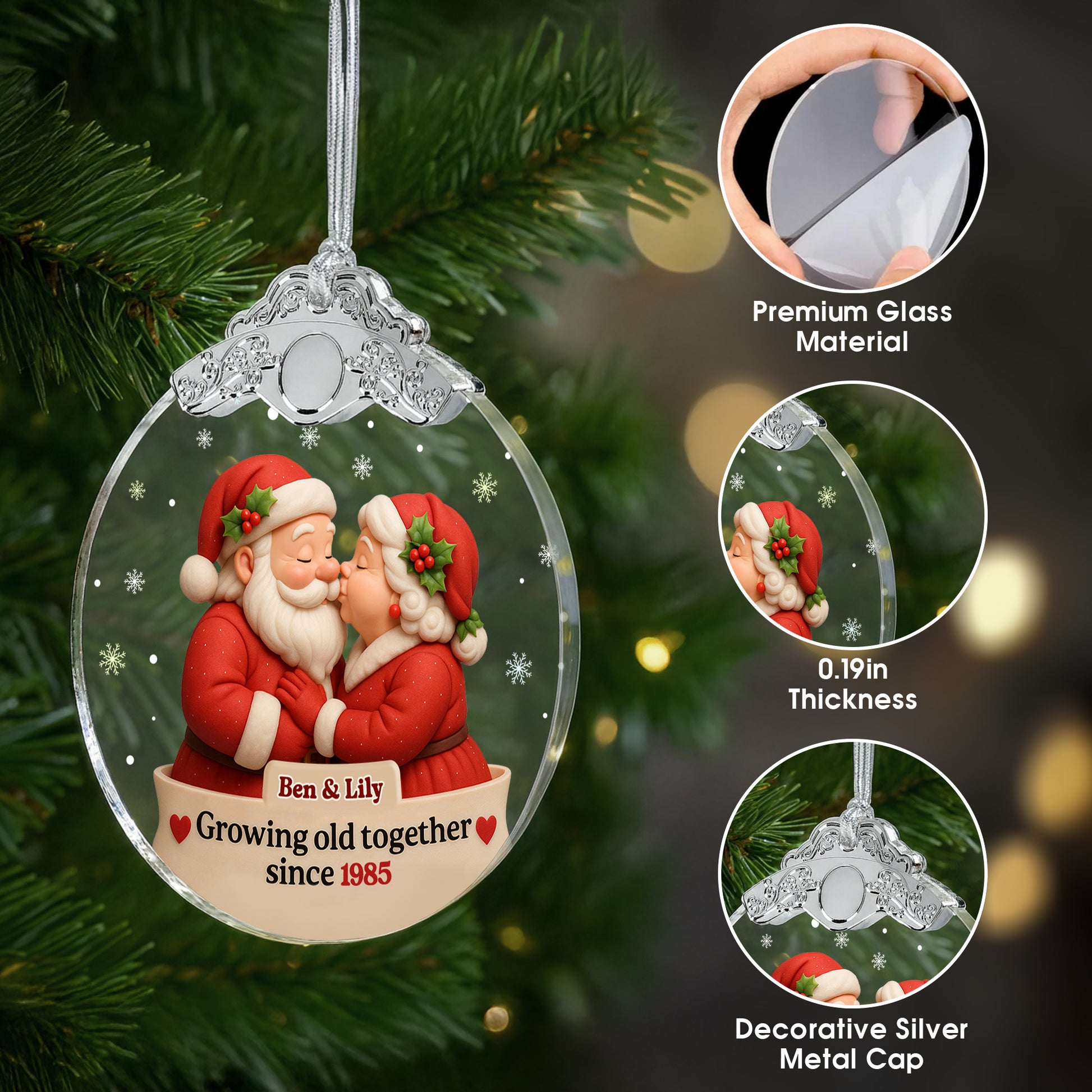 Growing Old Together Santa Claus And Mrs. Claus