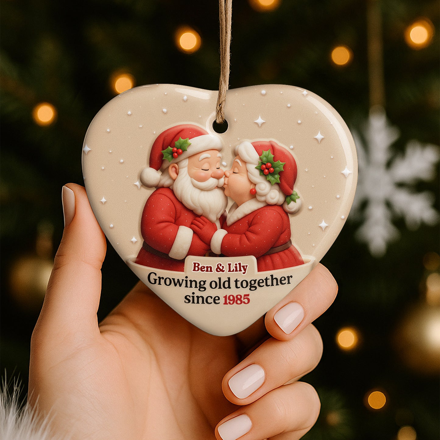 Growing Old Together With Santa And Mrs. Claus