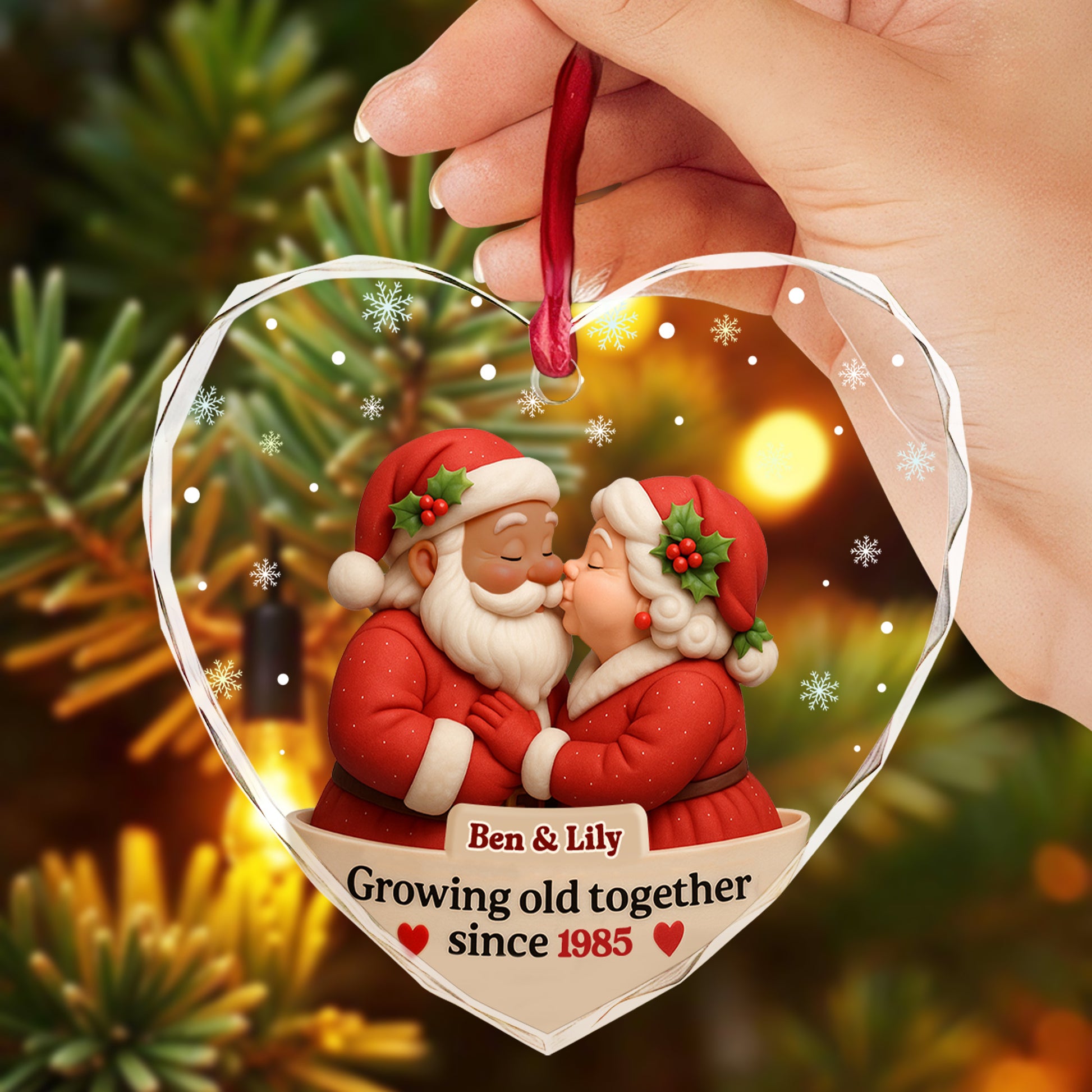 Growing Old Together With Santa Claus And Mrs. Claus