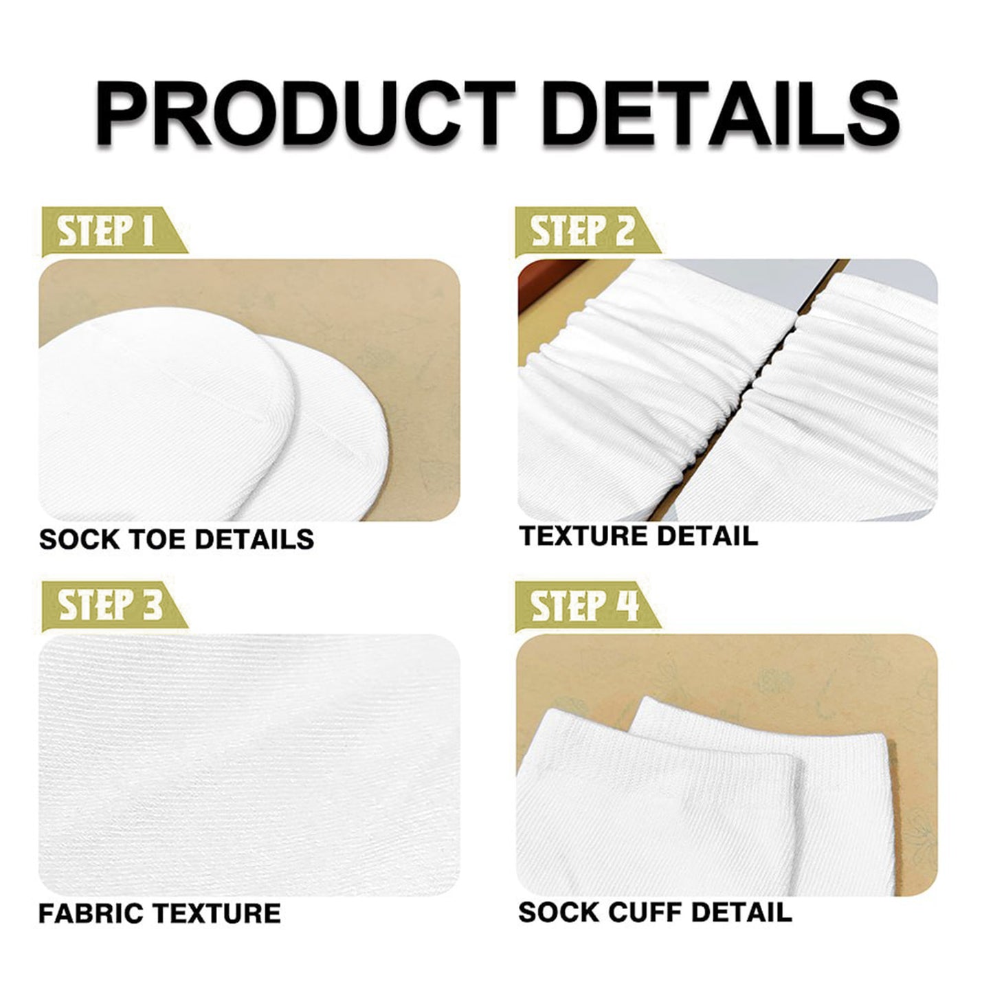 Customize Your Unique Design On These Socks