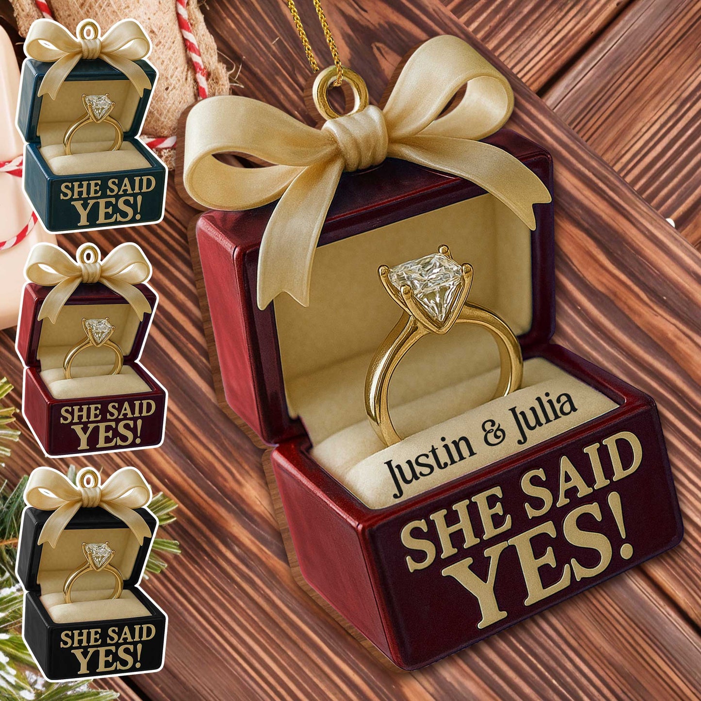 She Said Yes With Engagement Ring