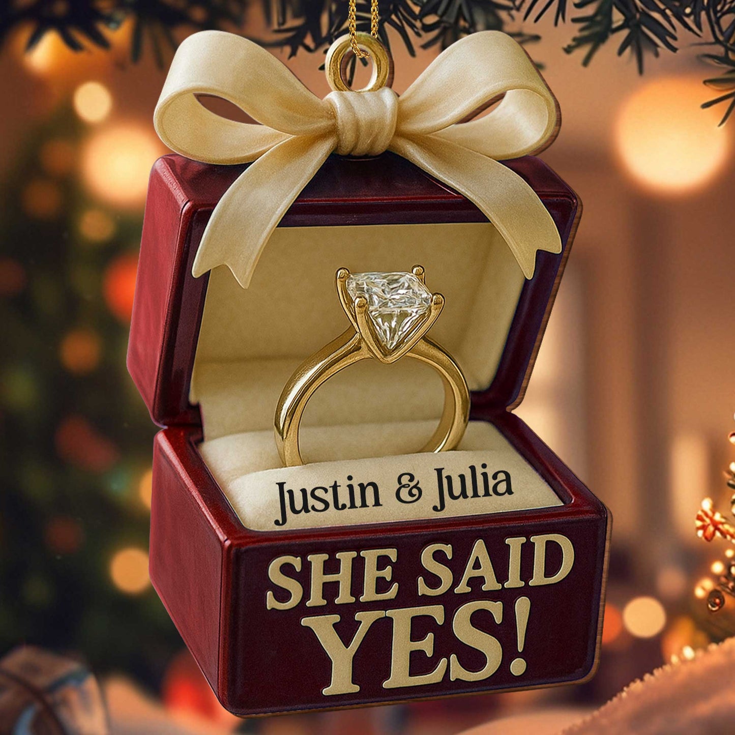 She Said Yes With Engagement Ring