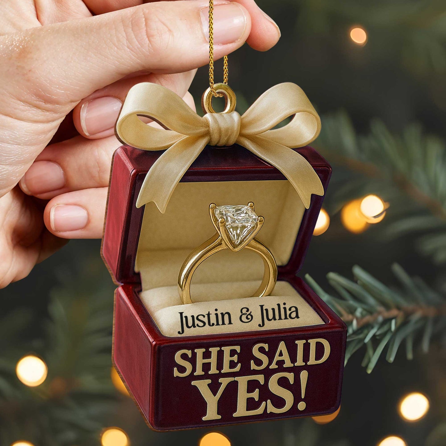 She Said Yes With Engagement Ring