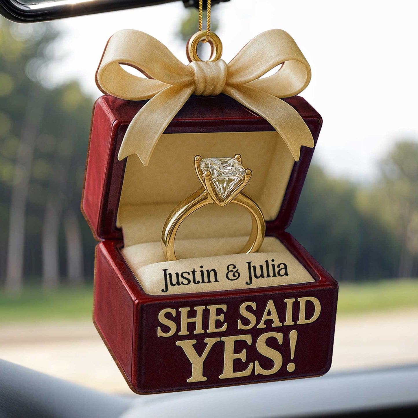 She Said Yes With Engagement Ring
