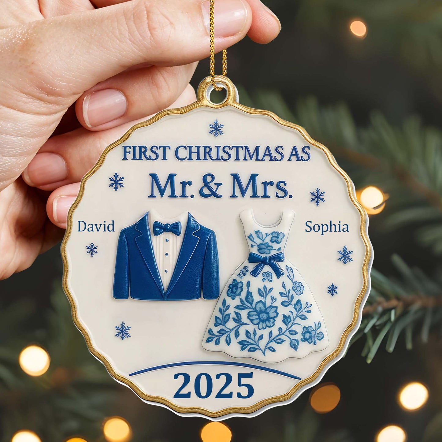 First Christmas As Mr. & Mrs., Suit And Dress Design