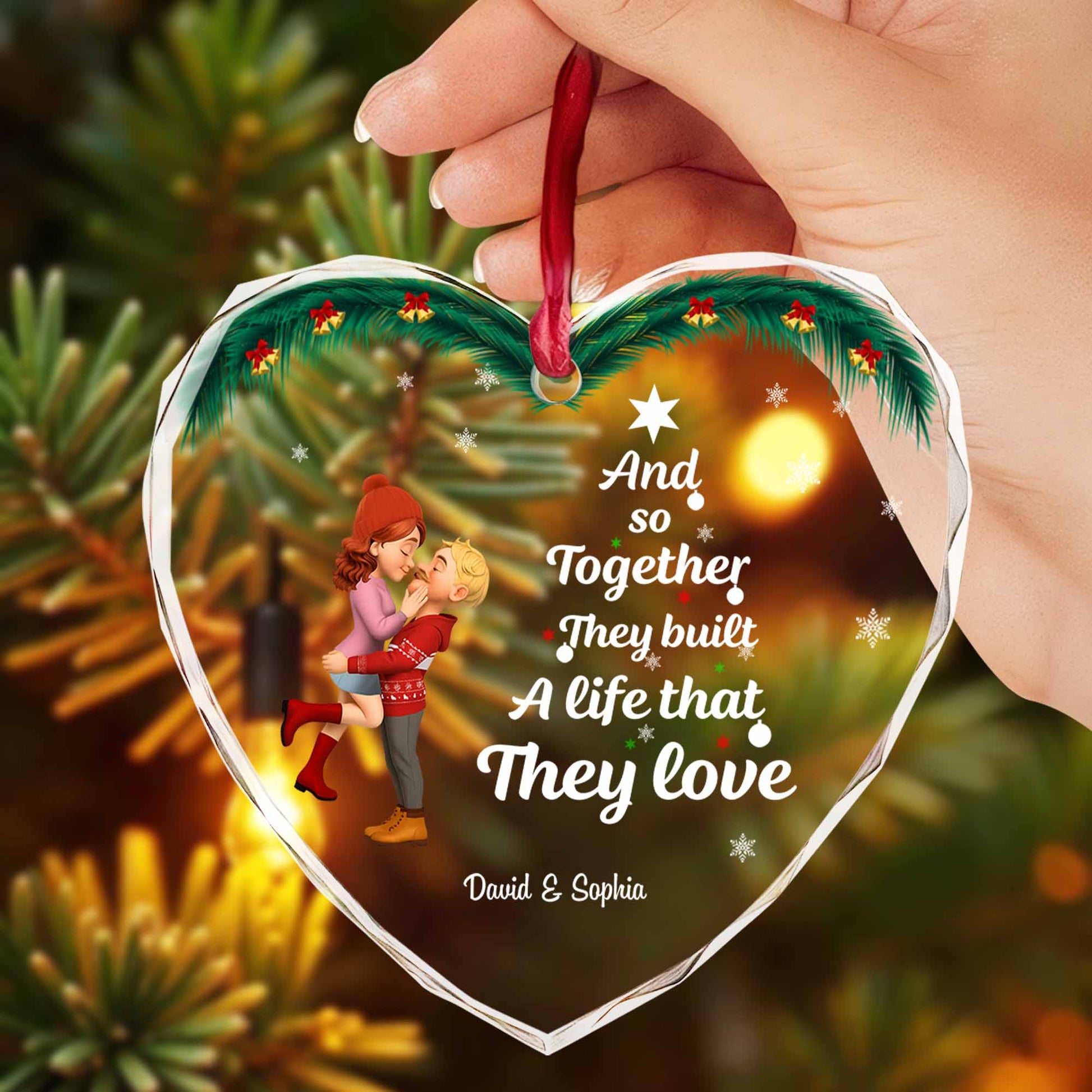 And So Together They Built A Life That They Love, Couple With Christmas Theme