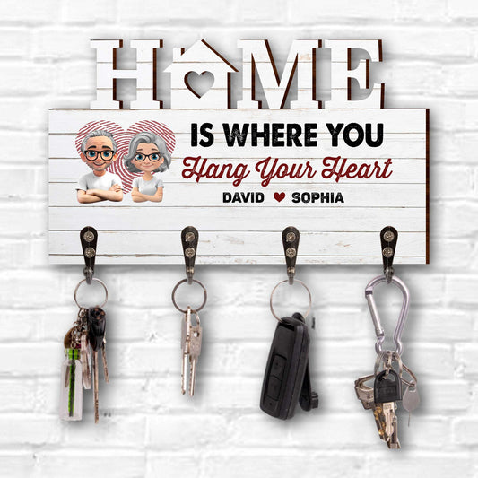 Home Is Where You Hang Your Heart, Heart And Couple Design