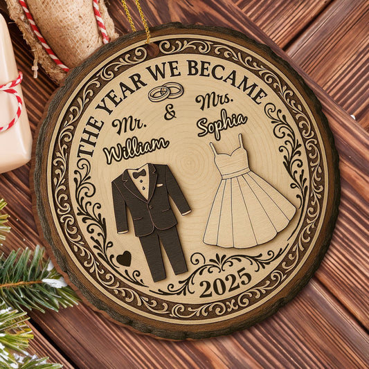 The Year We Became Mr and Mrs, Wedding Suit and Dress