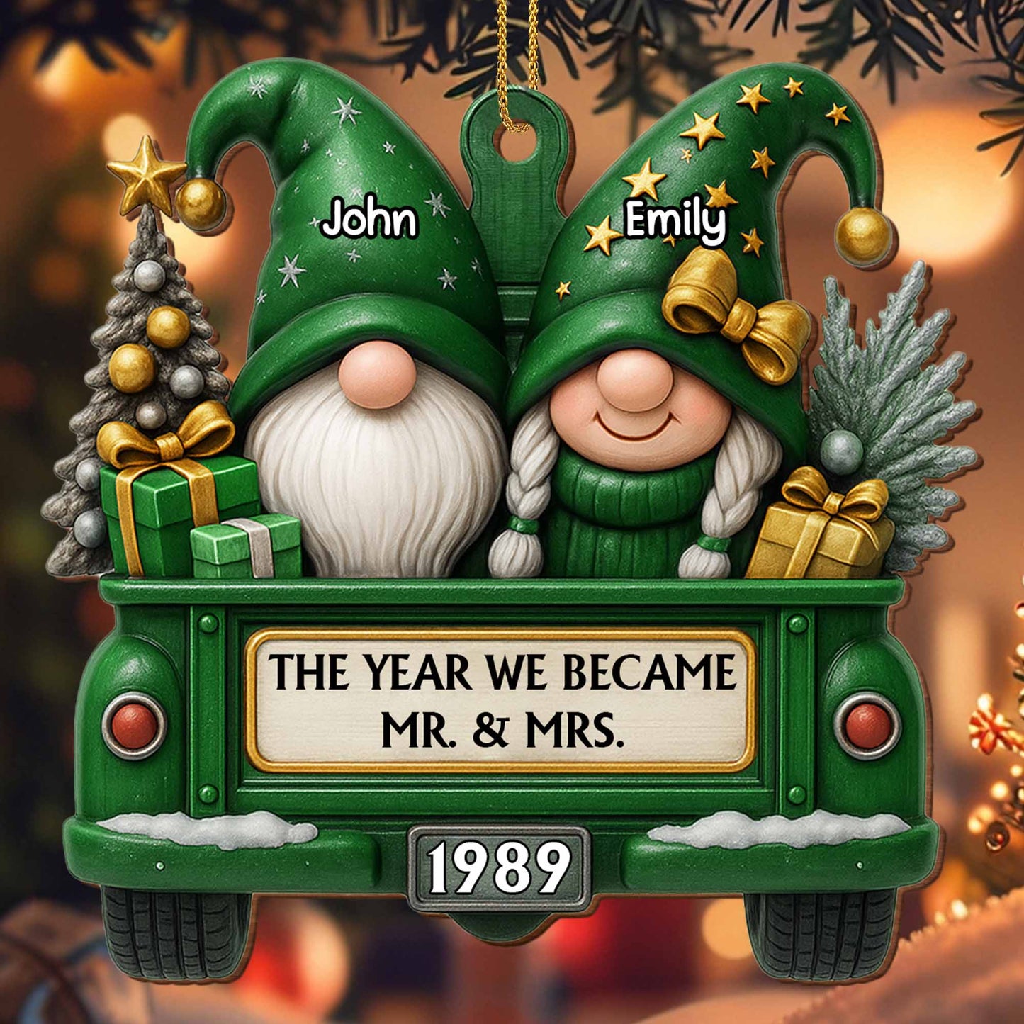 The Year We Became Mr And Mrs With Gnomes And Truck