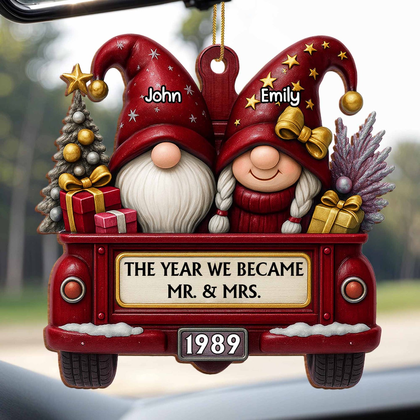 The Year We Became Mr And Mrs With Gnomes And Truck