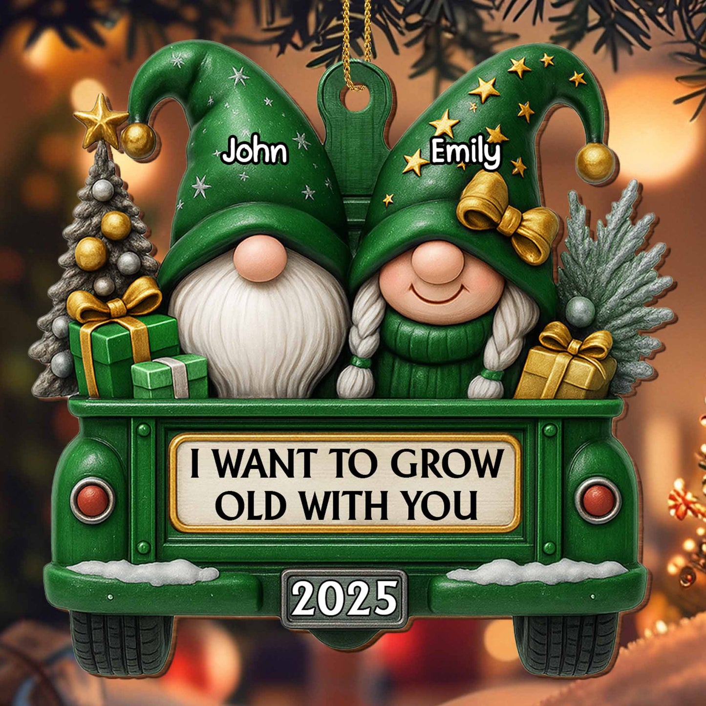 I Want To Grow Old With You, Gnomes In Red Truck