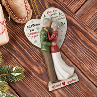 All I Want For Christmas Is You With Couple And Christmas Tree