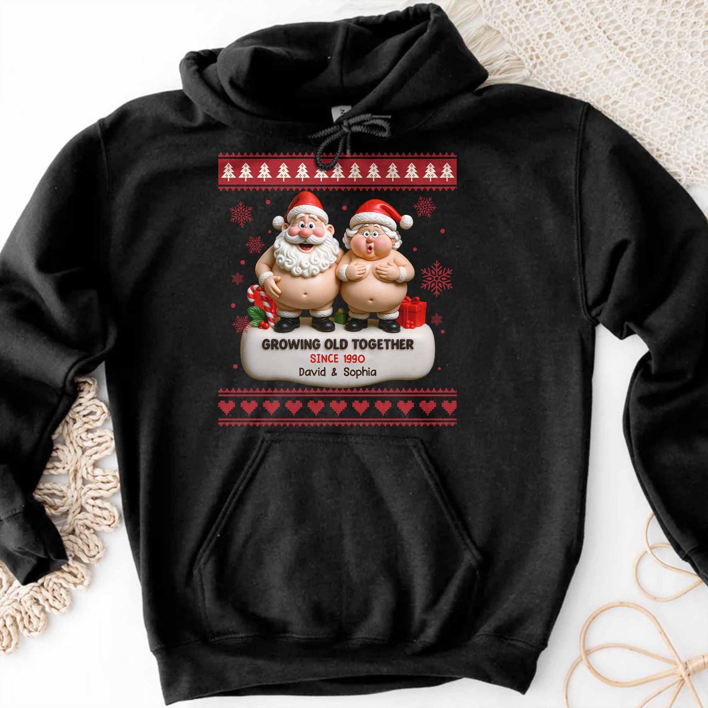 Growing Old Together, Santa Claus And Holiday Themes