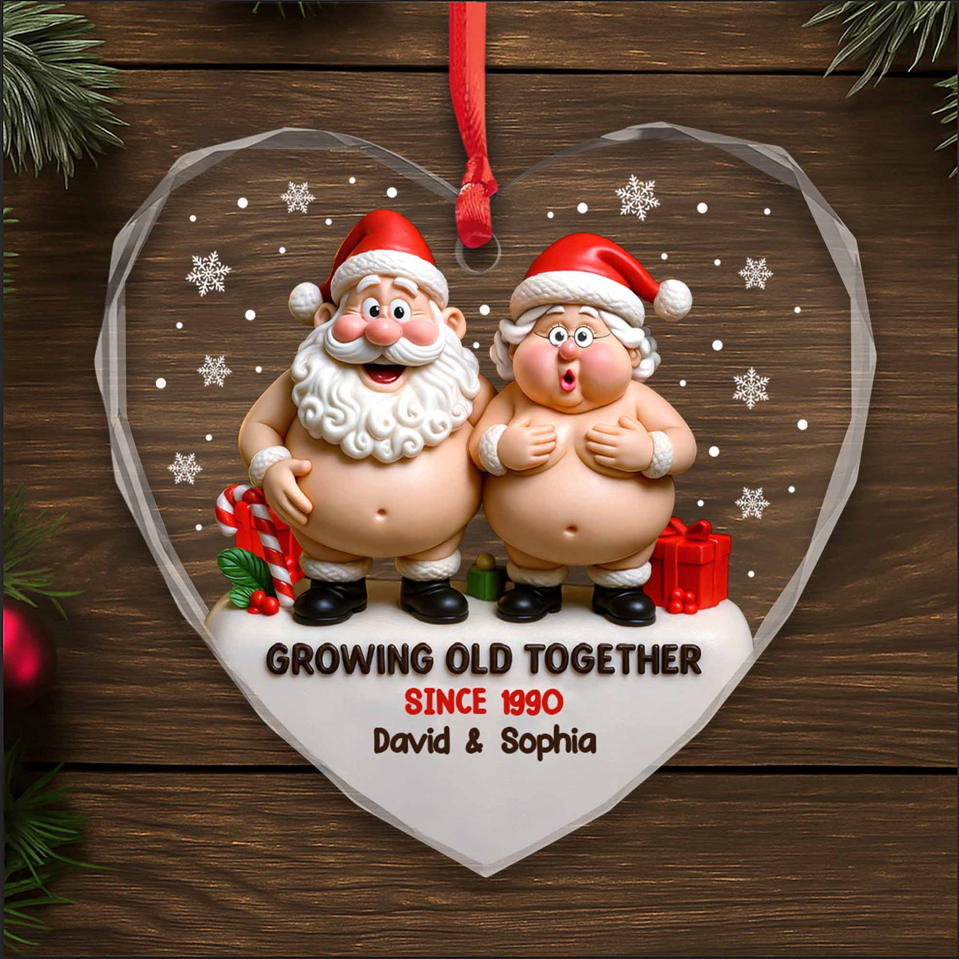 Growing Old Together, Santa Claus And Holiday Cheer