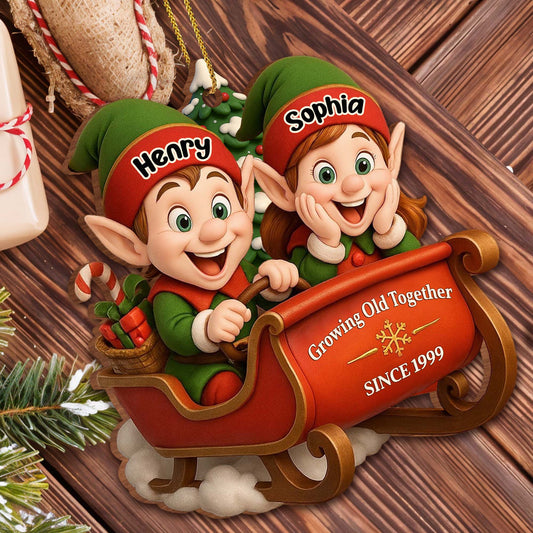 Growing Old Together Sleigh Ride With Elves
