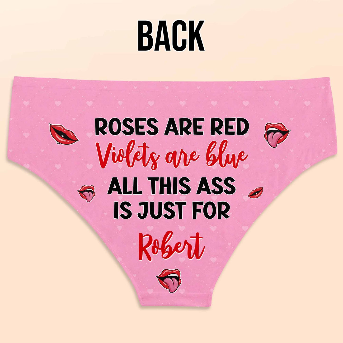 Only Robert Can Insert Here, Lips Design