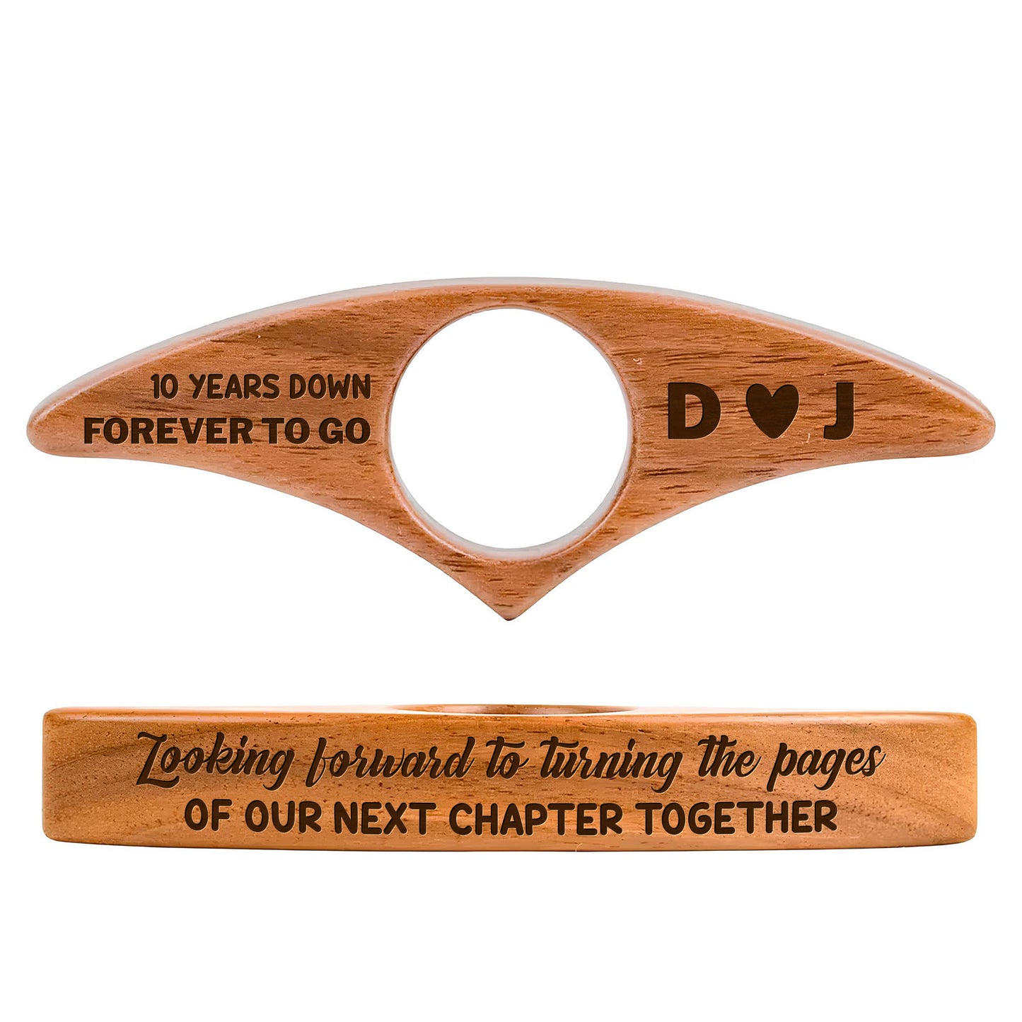 Looking Forward To Turning Pages Together, Book Page Holder