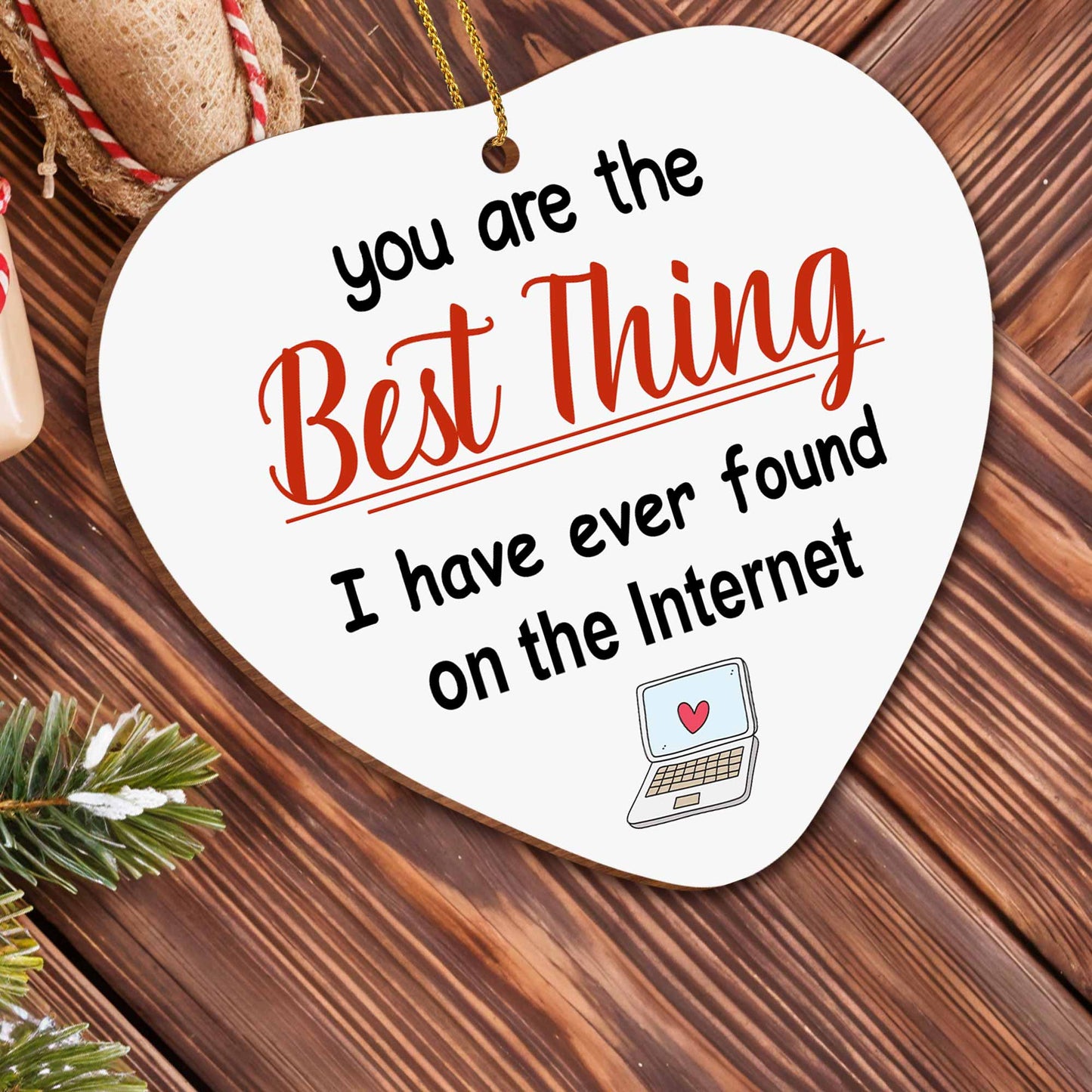 You Are The Best Thing, Heart And Laptop Design