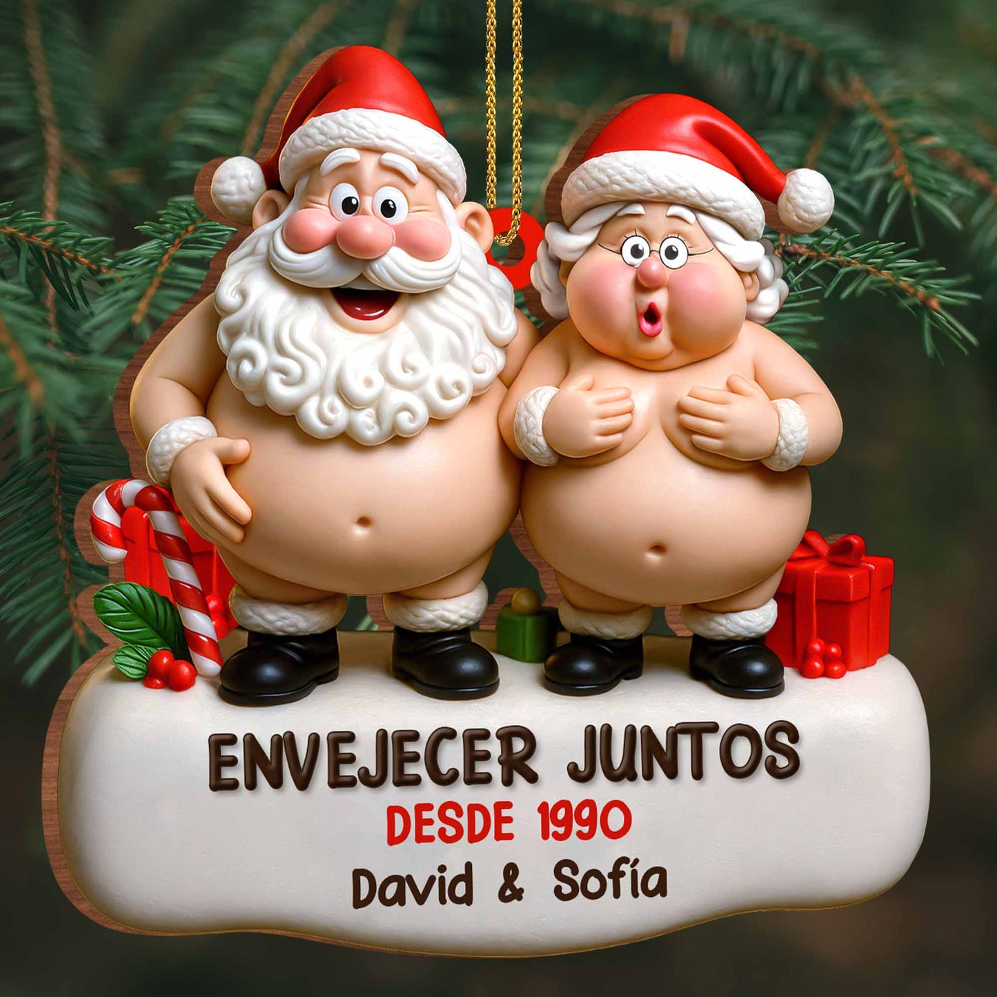 Envejecer Juntos, Santa Claus Figures