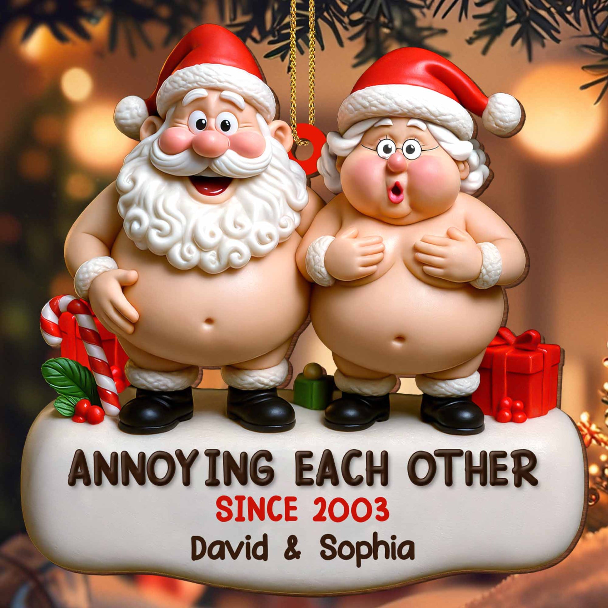 Annoying Each Other Since Santa Claus and Mrs. Claus
