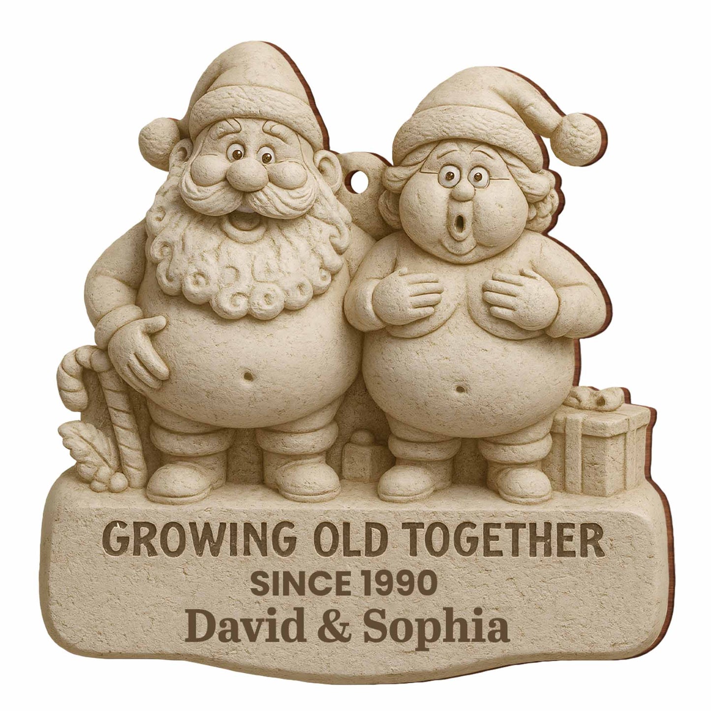 Growing Old Together, Santa Claus And Mrs. Claus
