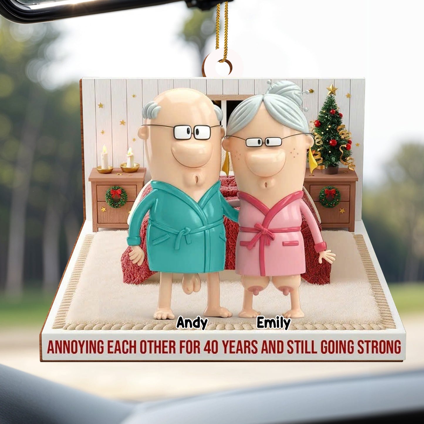 Annoying Each Other And Still Going Strong, Elderly Couple