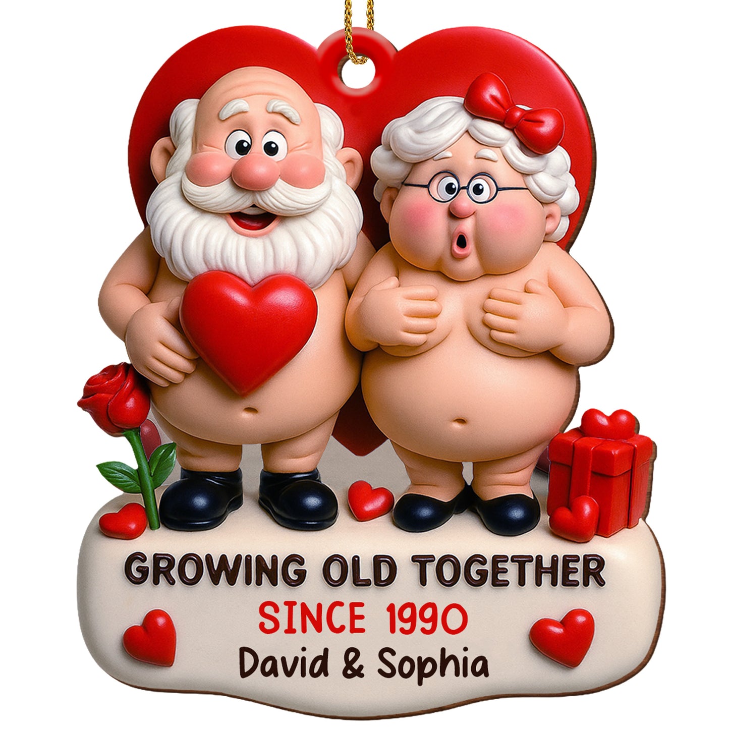 Growing Old Together, Heart And Rose