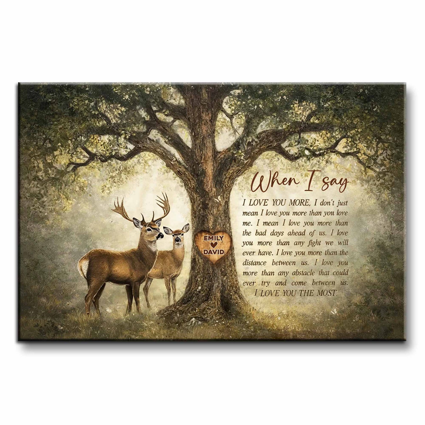 When I Say I Love You More, Love And Nature Inspired Art