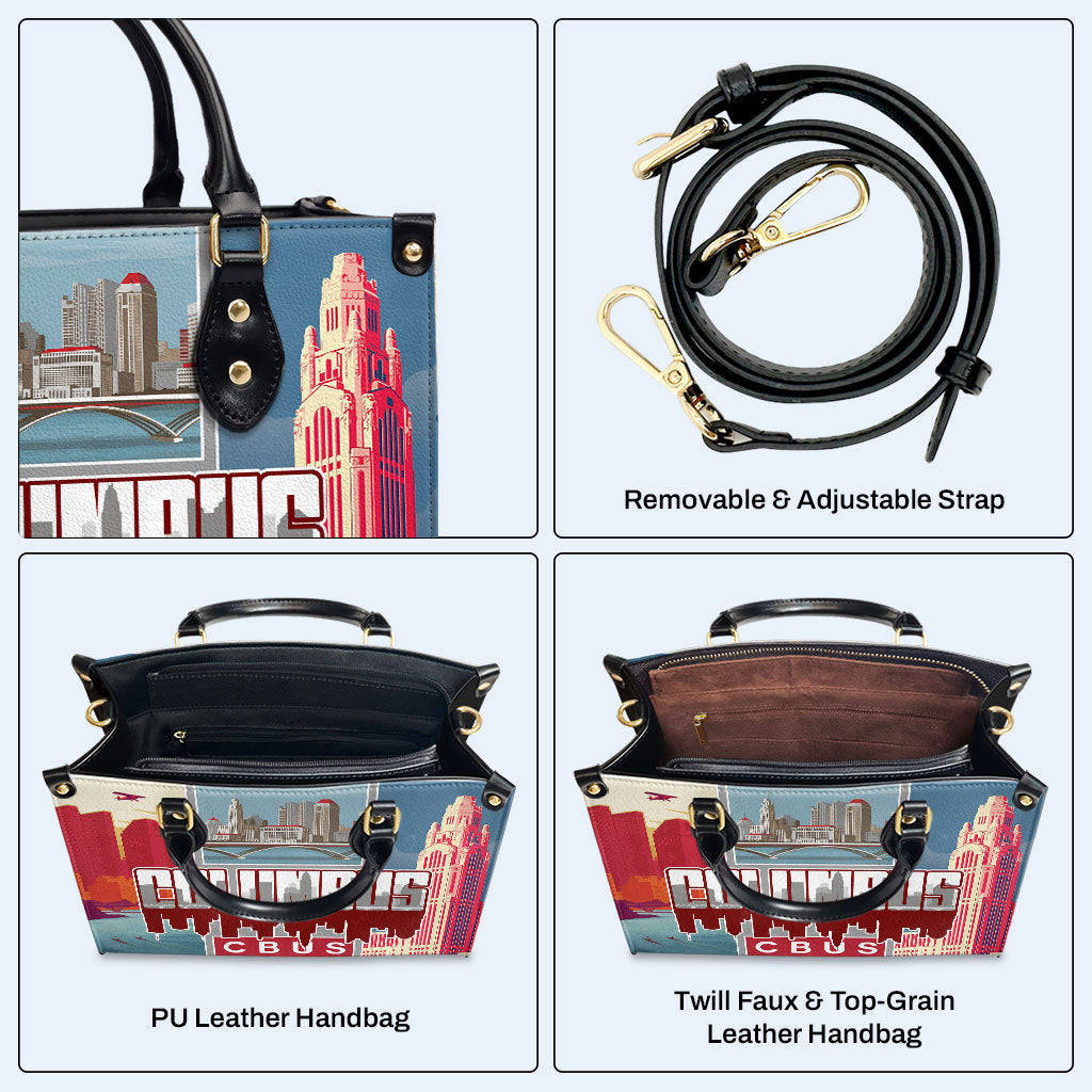Columbus - Leather Handbag - CL01