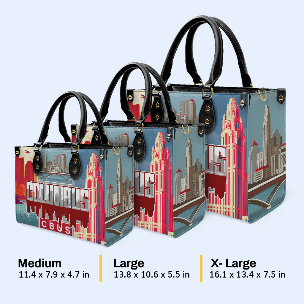 Columbus - Leather Handbag - CL01
