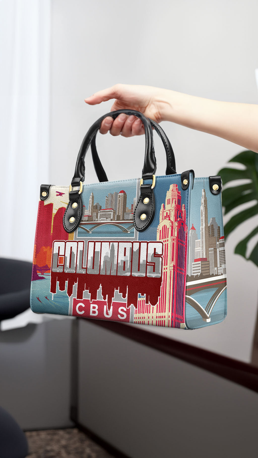 Columbus - Leather Handbag - CL01