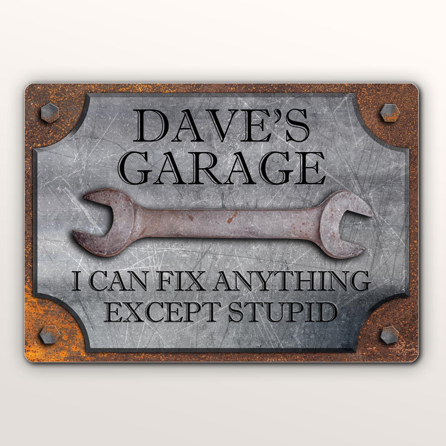 I Can Fix Anything Except Stupid, Wrench