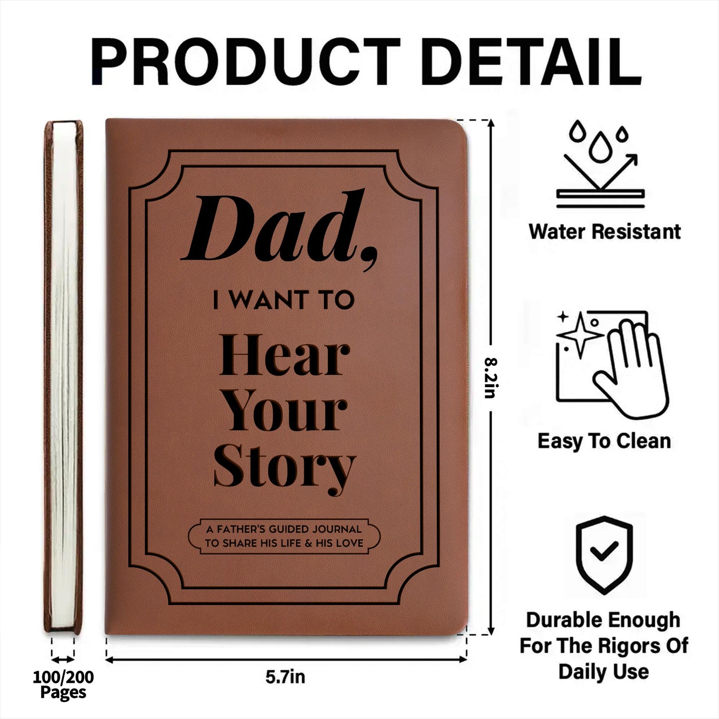 Dad, I Want To Hear Your Story, Text and Book Design