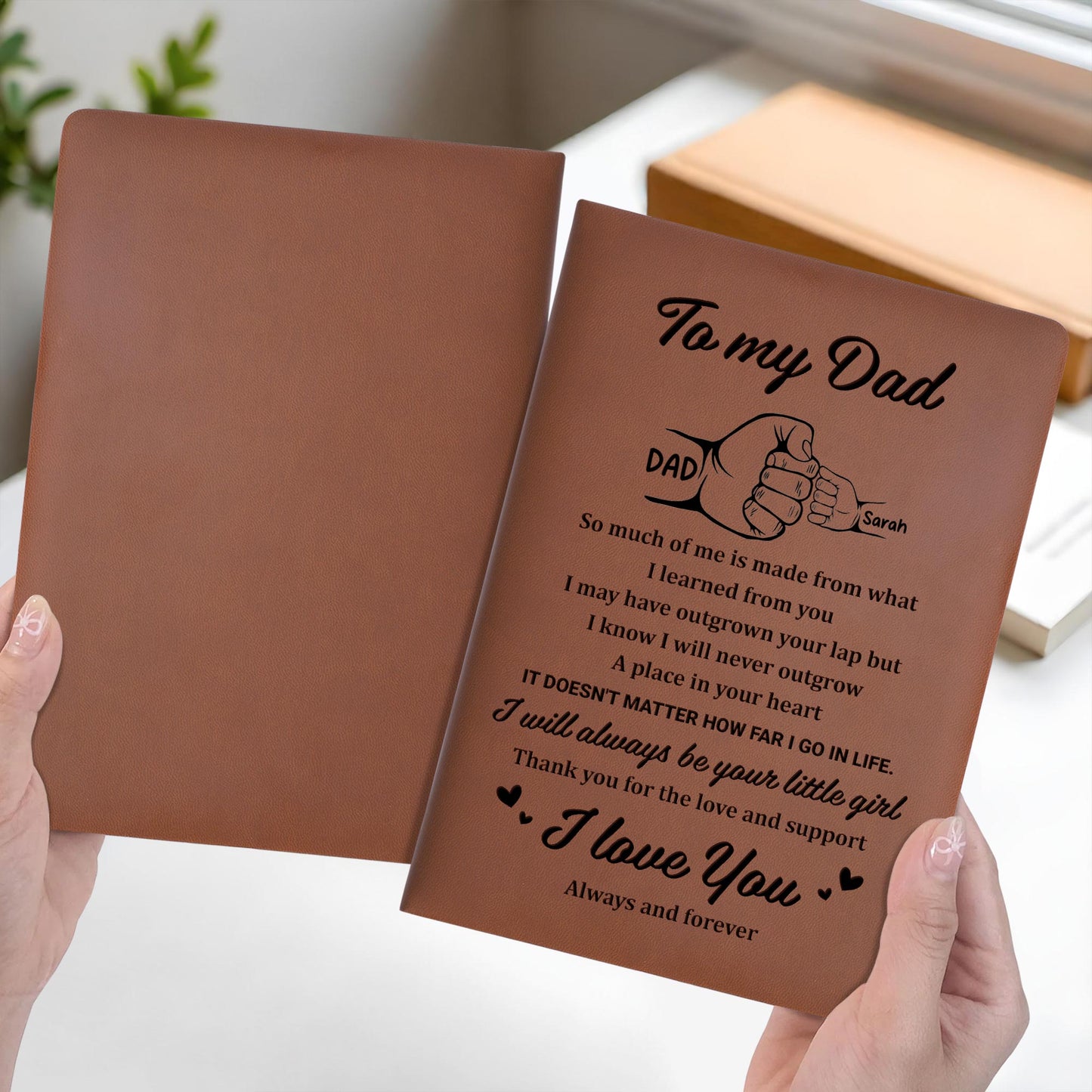 To My Dad, Always Be Your Little Girl, Thumbs Up and Heart