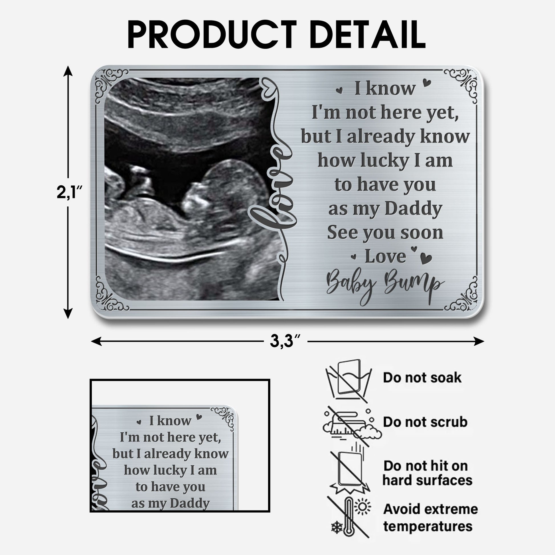 I Know I'm Not Here Yet, but I Already Know How Lucky, Ultrasound Image and Heart