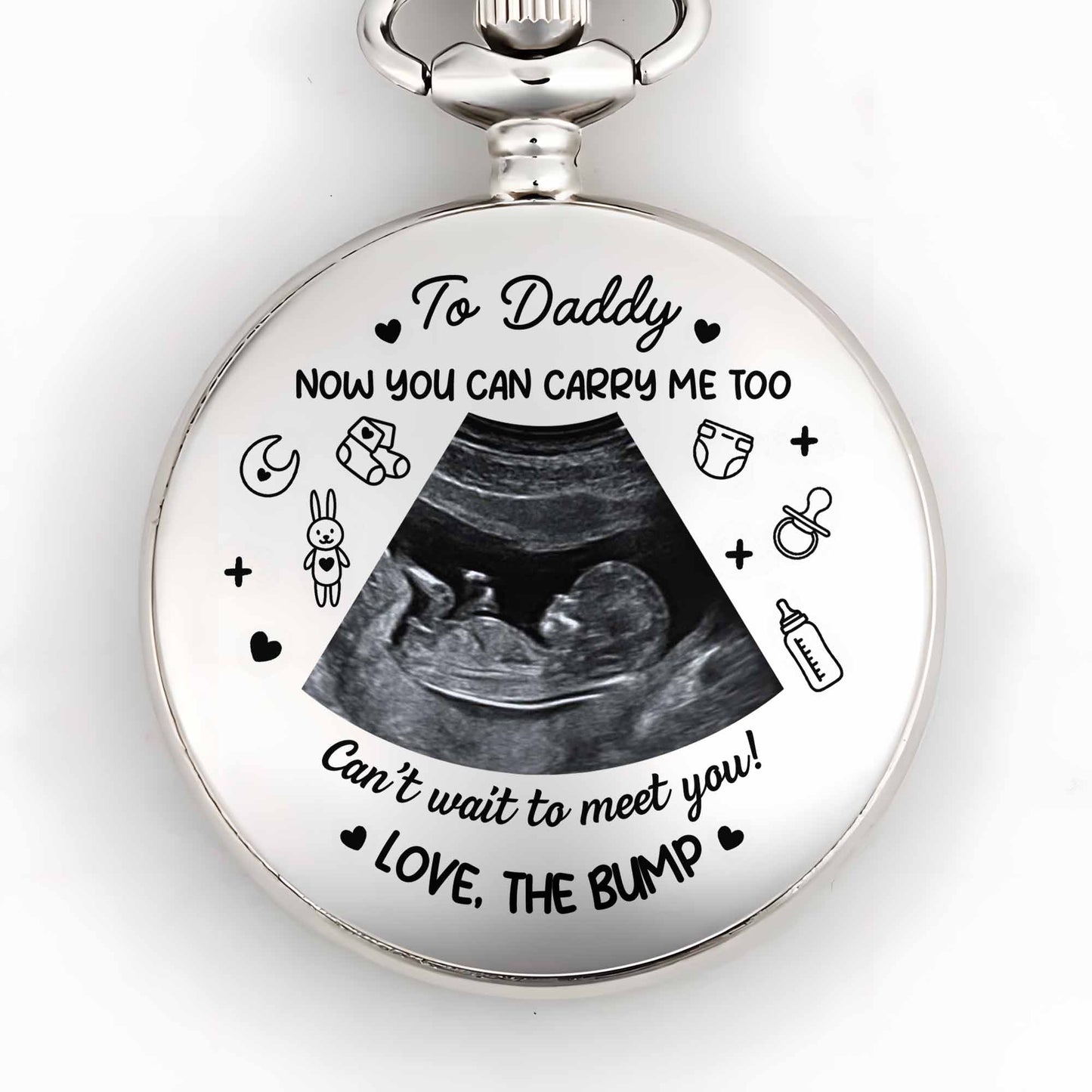 To Daddy, Can't Wait To Meet You, Ultrasound Image