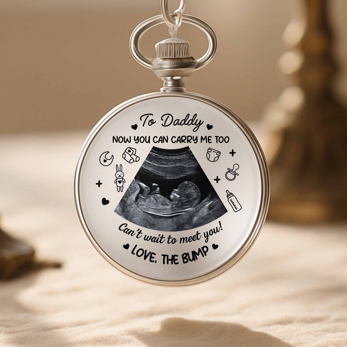 To Daddy, Can't Wait To Meet You, Ultrasound Image