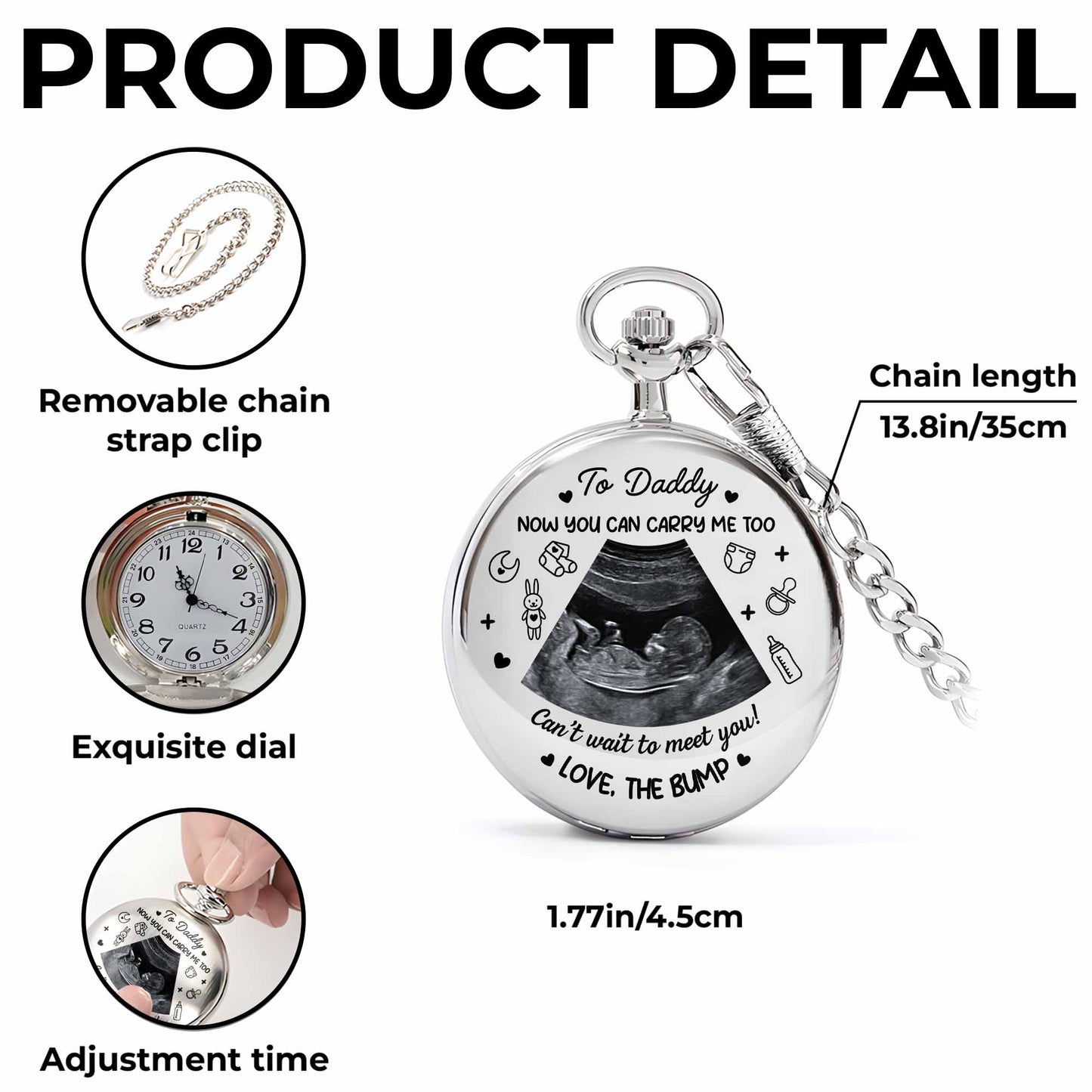 To Daddy, Can't Wait To Meet You, Ultrasound Image