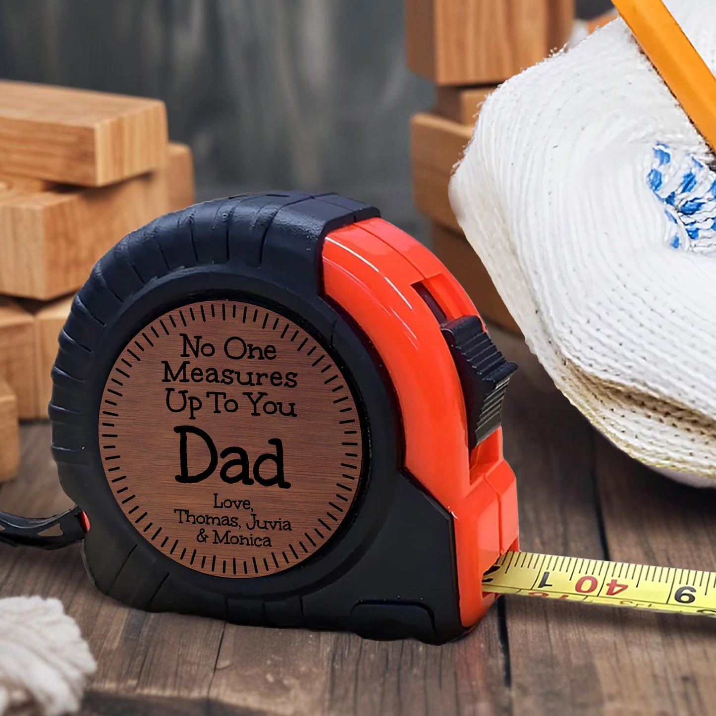 No One Measures Up To You Tape Measure